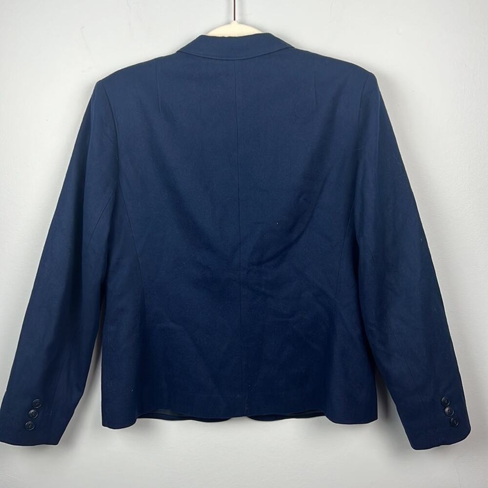 Pendleton Women’s Wool Blue/ Teal Blazer - image 5